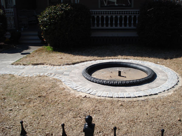 Atlanta custom concrete fountain